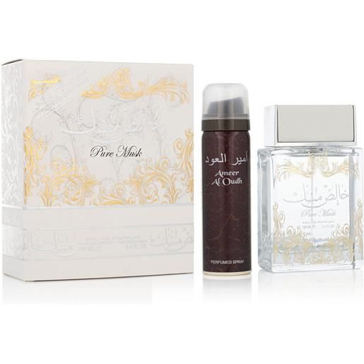 Lattafa pure musk edp 100 ml + deo spray 50 ml