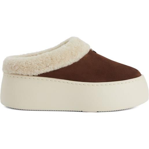 Giuseppe Zanotti slippers gz league con plateau - marrone