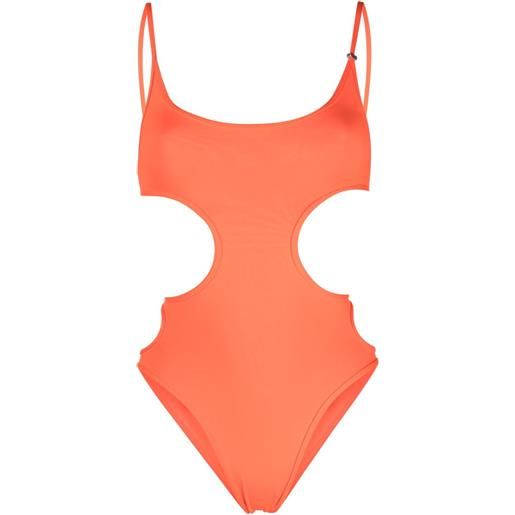 The Attico costume intero con scollatura posteriore - arancione