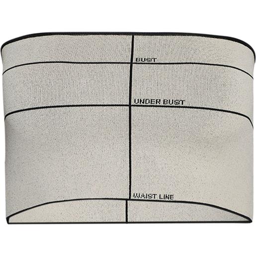 VETEMENTS top in maglia - toni neutri