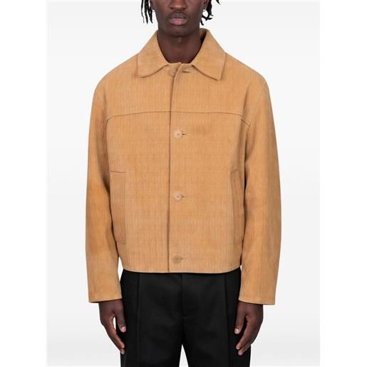 Jacquemus giacca basketry con motivo a spina di pesce - toni neutri