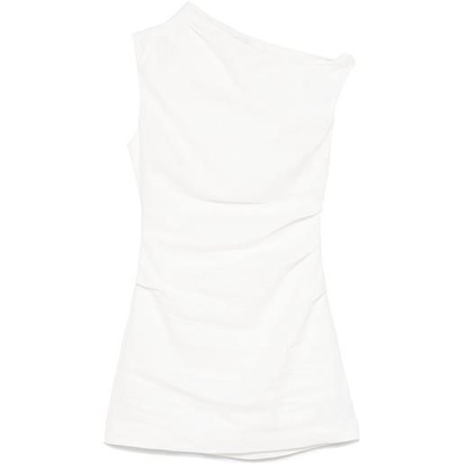 SIR. abito corto tamara knot - bianco