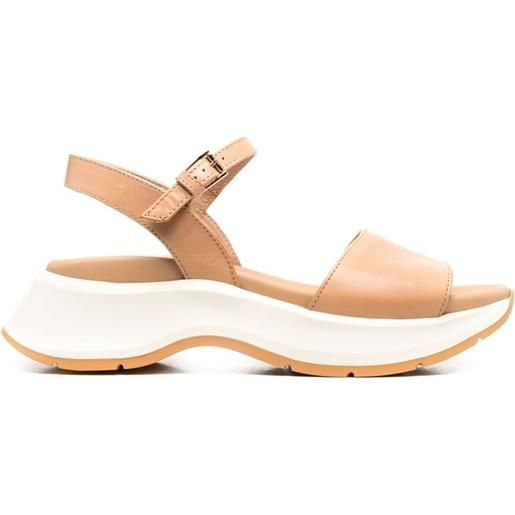 Hogan sandali a punta aperta - toni neutri