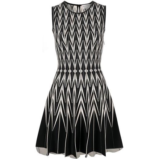 Alexander McQueen abito con cintura - nero