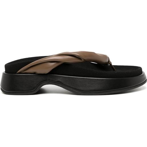 Reike Nen infradito con plateau - nero