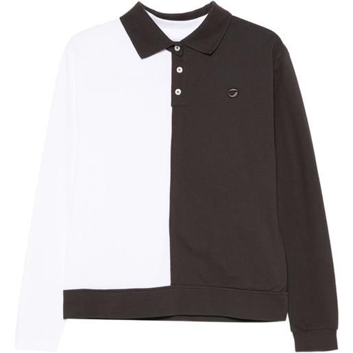 Coperni polo trompe l'oeil demi - bianco