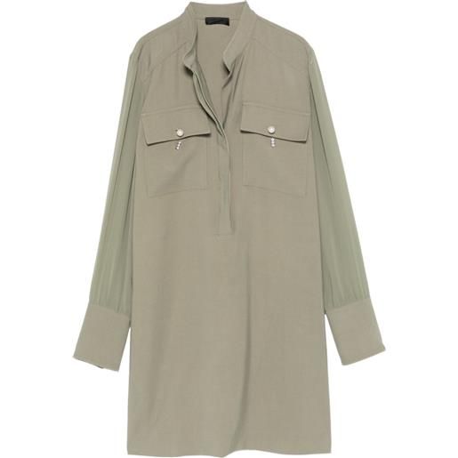 LIU JO abito corto con tasche - verde