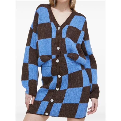 Stine Goya minigonna a quadri - blu