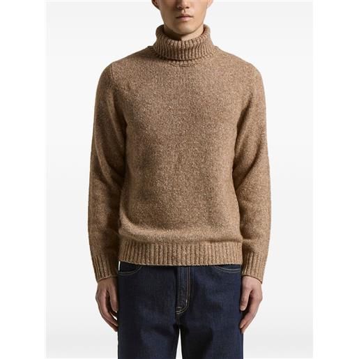 Peserico maglione a collo alto - marrone