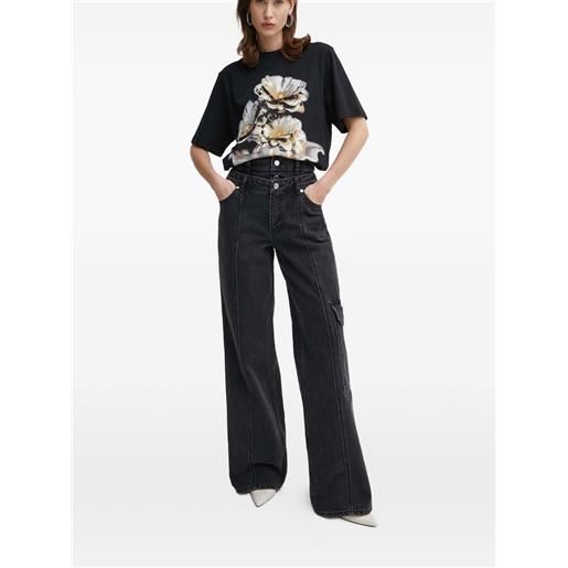 Stine Goya jeans con tasche cargo - nero