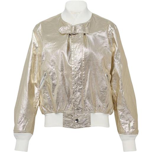 Comme des Garçons TAO giacca effetto metallizzato - oro