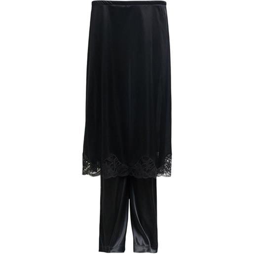Ashley Williams pantaloni in pizzo - nero