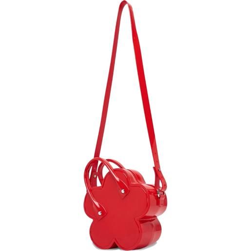 Comme Des Garçons Girl x melissa borsa tote a fiori - rosso