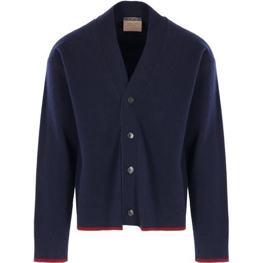 10 CORSO COMO x federico curradi cardigan con scollo a v - blu