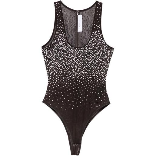 Alex Perry body con decorazione - marrone