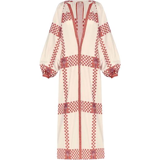 Johanna Ortiz abito lungo con stampa - toni neutri