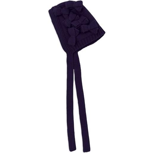 Comme Des Garçons Girl berretto con nastro - viola