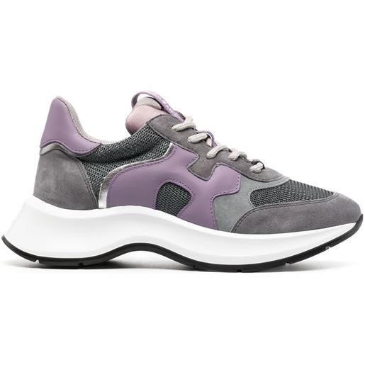 Hogan sneakers con inserti - grigio