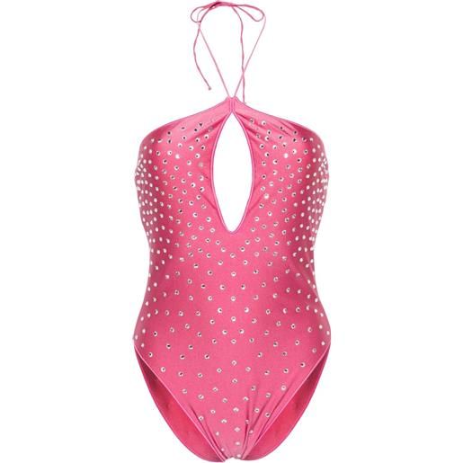 Oséree costume intero con decorazione - rosa