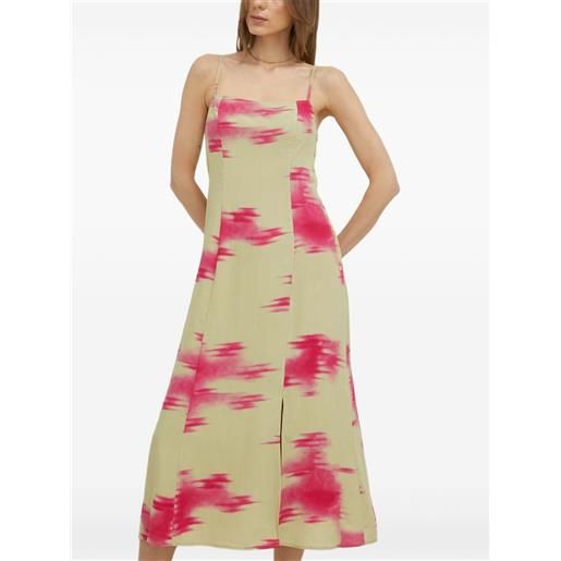 SAMSOE SAMSOE abito midi con stampa - verde