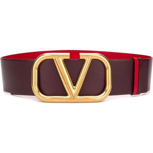 Valentino Garavani cintura reversibile vlogo - viola