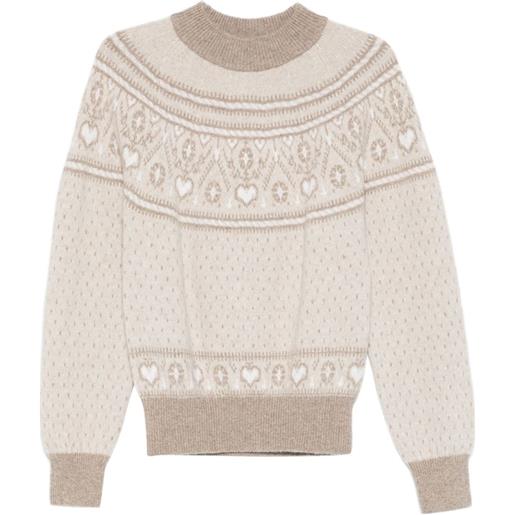 KHAITE maglione guy multicolore - toni neutri