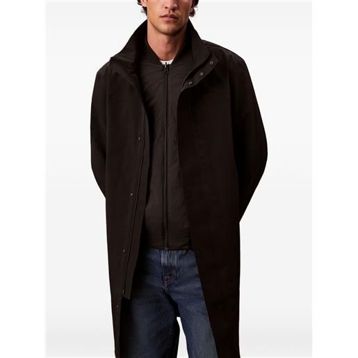 Calvin Klein cappotto con cappuccio - nero