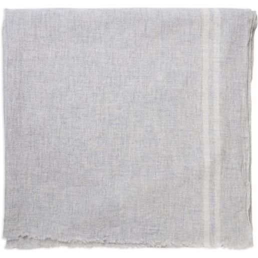 Comme Des Garçons sciarpa con righe - grigio