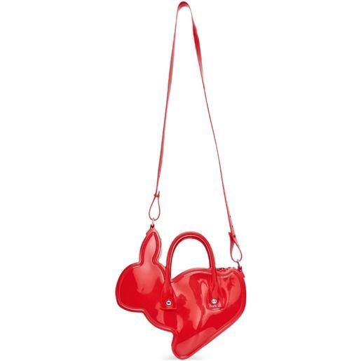 Comme Des Garçons Girl x melissa borsa tote a forma di coniglio - rosso