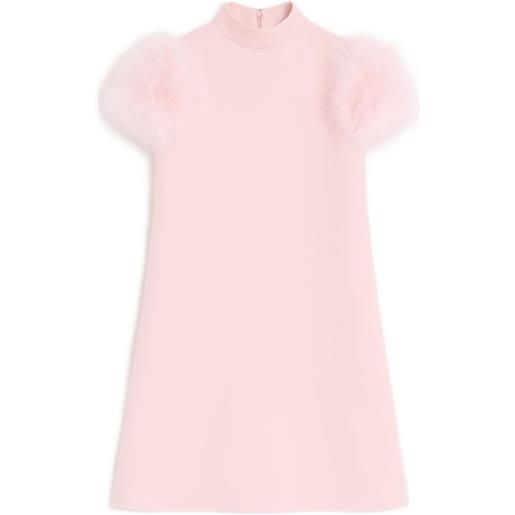 Valentino Garavani abito crepe couture corto - rosa