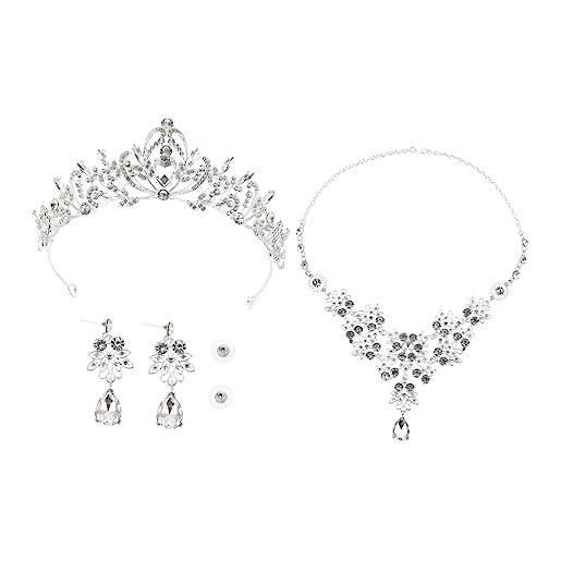 Homoyoyo gioielli sposa con in collana e orecchini per matrimonio cerimonia e design raffinato e