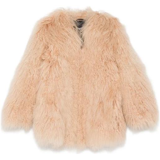 Numero Otto `mongolia` midi coat without collar