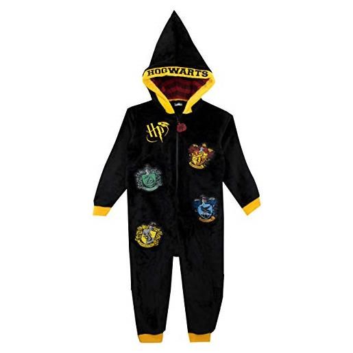 Harry Potter pigiami interi a maniche lunghe per ragazzi 5-6 anni