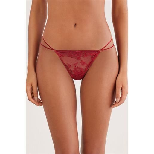 Intimissimi perizoma fianchetto la femme fatale rosso