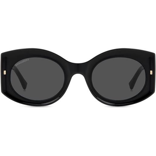 DSQUARED2 EYEWEAR occhiali da sole hype cat-eye - nero
