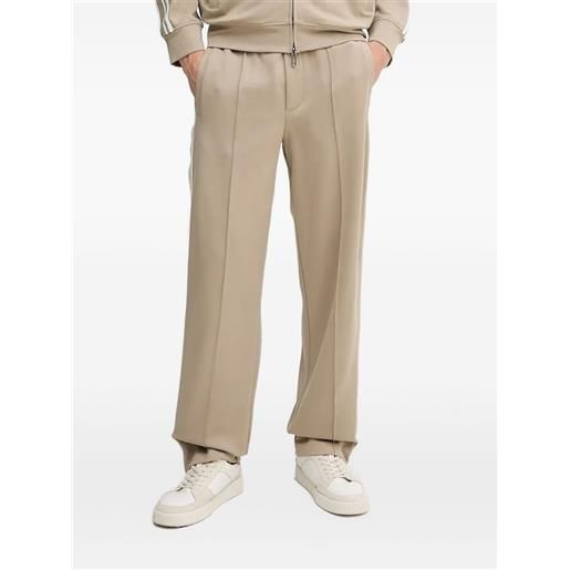 Emporio Armani pantaloni sportivi con righe laterali - toni neutri