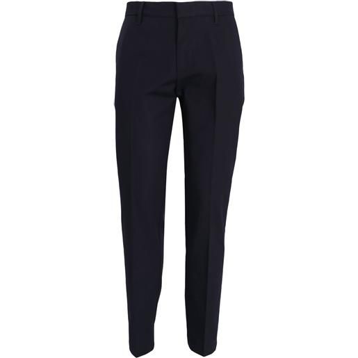 Emporio Armani pantaloni affusolati con placca logo - nero