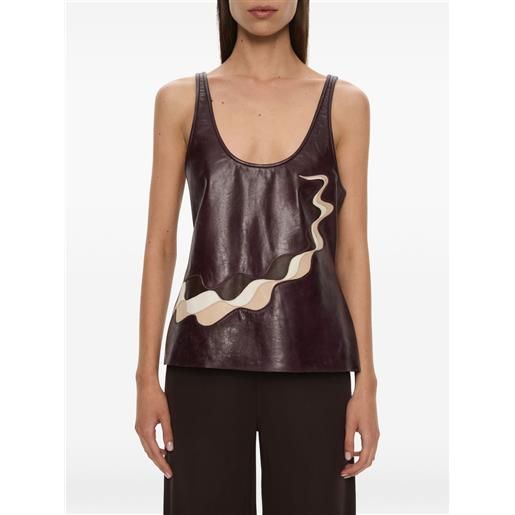 Christopher Esber canotta fragment - rosso