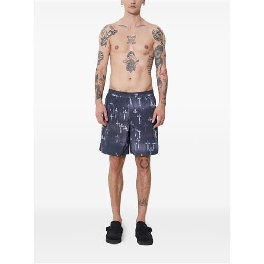 Aries costume da bagno con stampa - blu