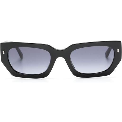 DSQUARED2 EYEWEAR occhiali da sole icon 0017/s rettangolari - nero