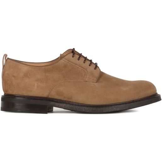 Church's stringate in pelle scamosciata - toni neutri