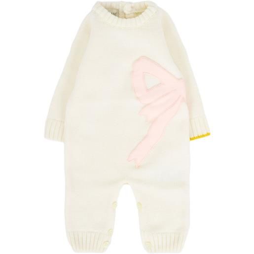 Gensami kids tuta intera con applicazione - bianco