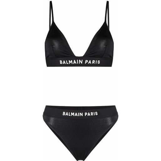 Balmain set bikini - nero