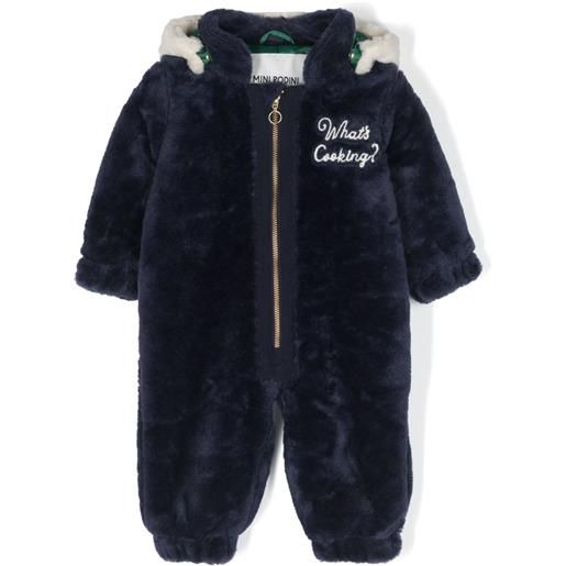 Mini Rodini tutina con ricamo - blu