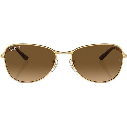 Ray-Ban occhiali da sole con montatura stile pilota - oro
