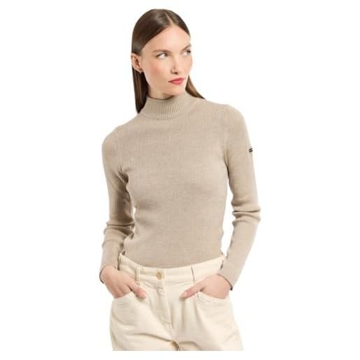 Armor-lux armor lux combourg maglione, pepe bianco cinese, l donna