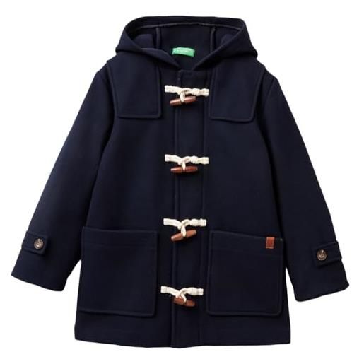 United Colors of Benetton giaccone 222vcn06f cappotto, blu, 120 bambino