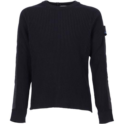 PREMIATA ribbed crew neck nylon