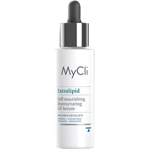 MyCli Per la Pelle mycli extralipid siero olio nutriente ristrutturante viso 30 ml