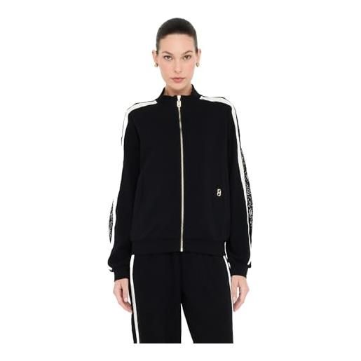 Liu Jo jeans felpa con zip nero l